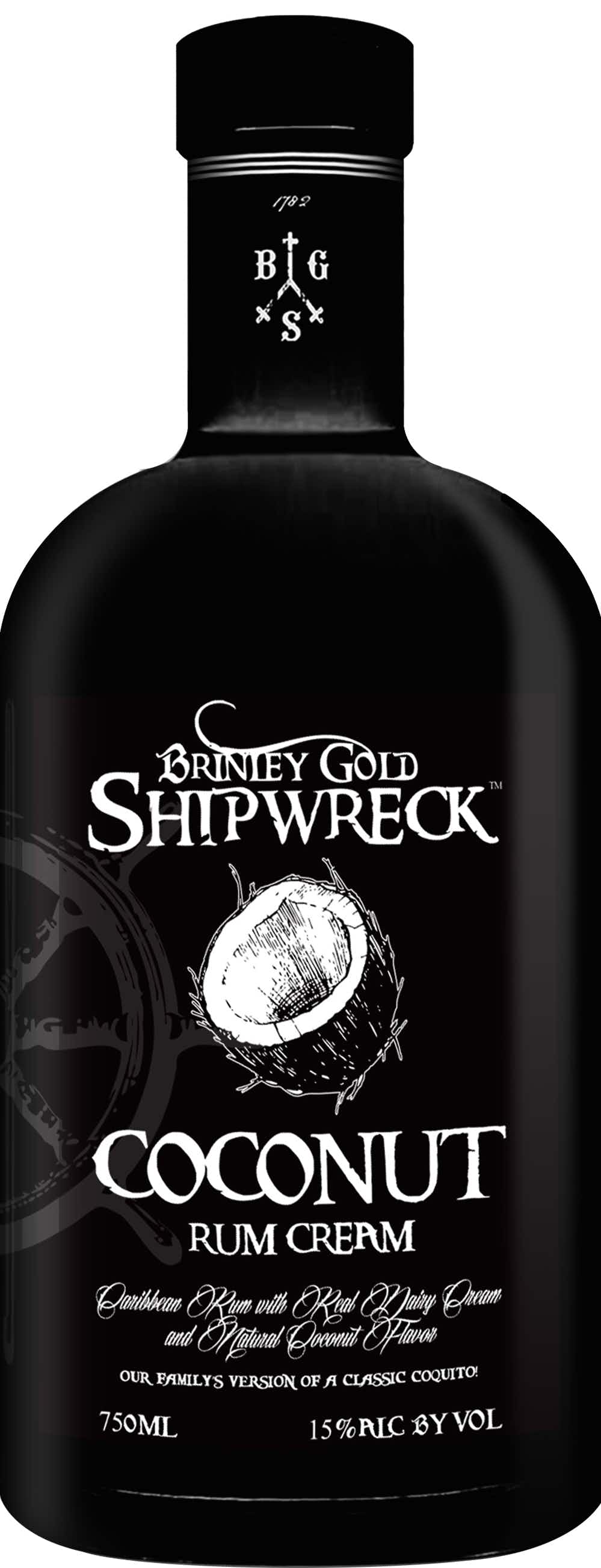 Brinley Gold Shipwreck Coconut Rum Cream