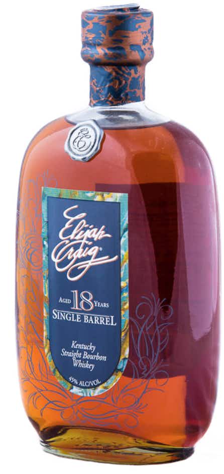 Elijah Craig Single Barrel Kentucky Straight Bourbon Whiskey 18 year old