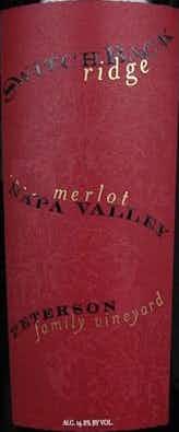 Switchback Ridge Peterson Family Vineyard Merlot 2012
