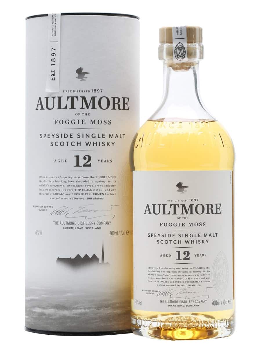 Aultmore Speyside Single Malt Scotch Whisky 12 year old
