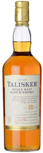 Talisker Single Malt Scotch Whisky 18 year old