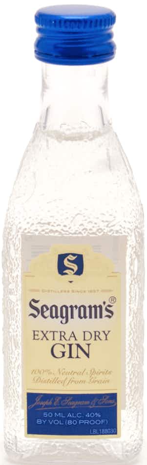 Seagram's Extra Dry Gin 50ml Bottle