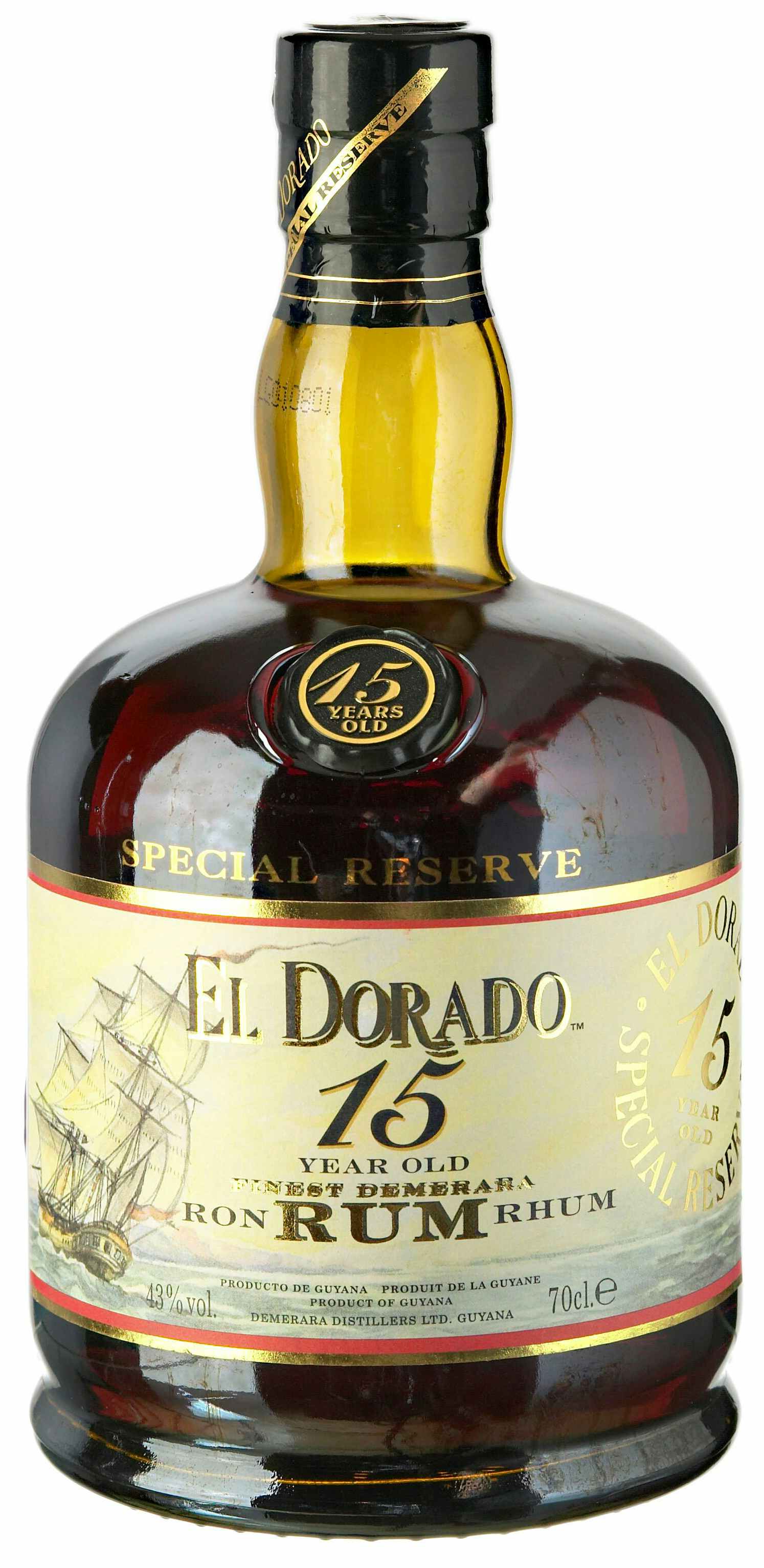 El Dorado Special Reserve Rum 15 year old