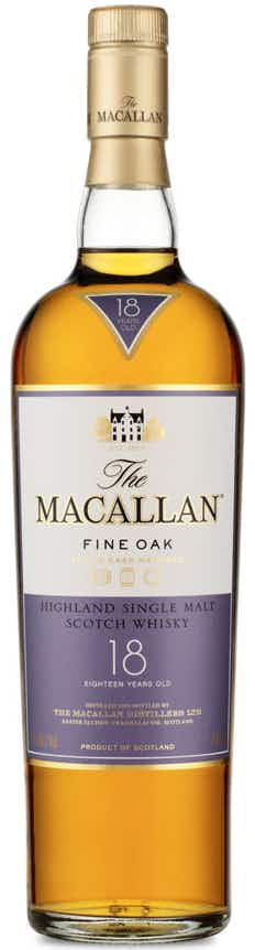 Macallan Fine Oak Single Malt Scotch Whisky 18 year old