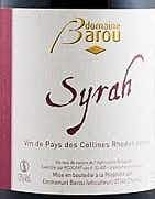 Domaine Barou Vin de Pays des Collines Rhodaniennes Syrah
