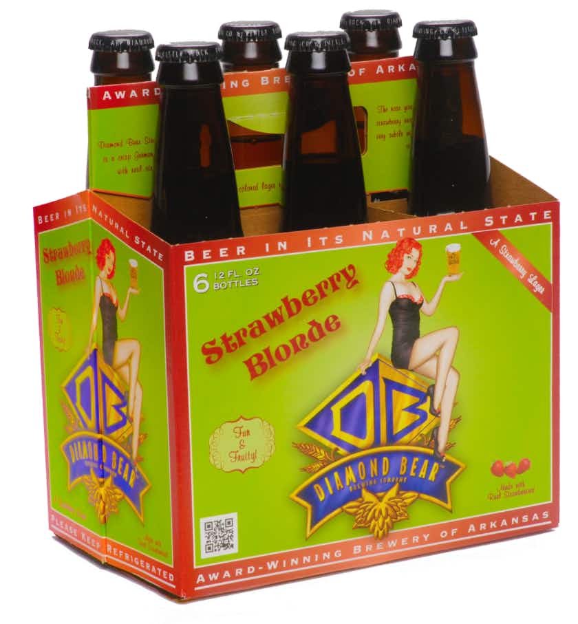 Diamond Bear Brewing Company Strawberry Blonde 6 pack 750ml