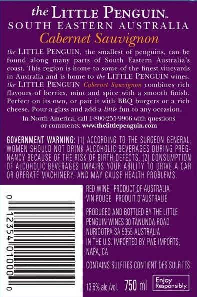 The Little Penguin Cabernet Sauvignon