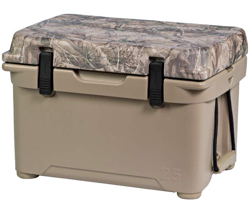 Engel Coolers Eng25 DeepBlue Cooler Tan with Camo Lid 750ml