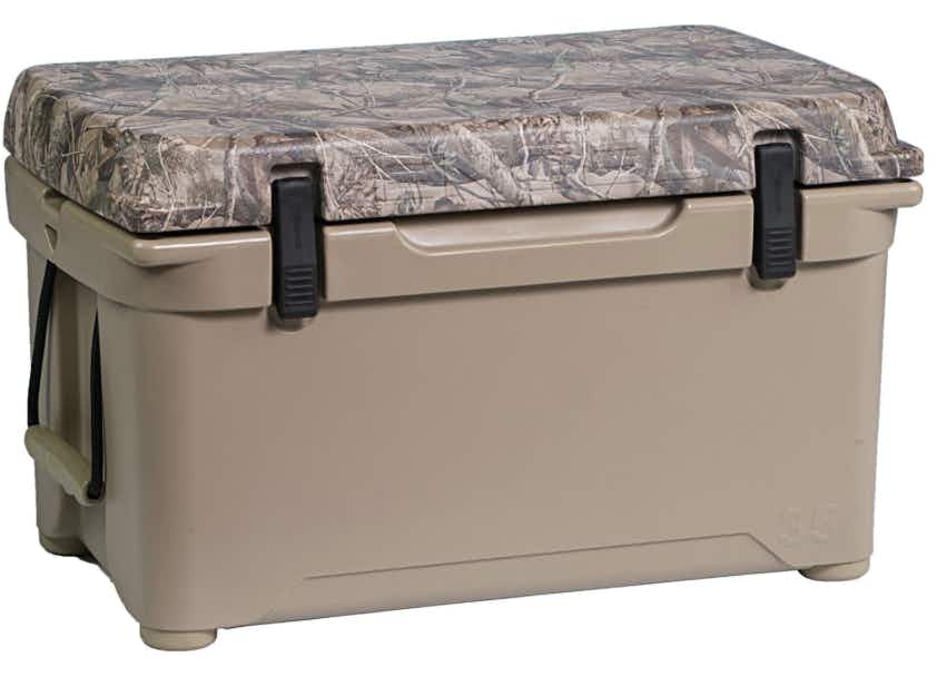 Engel Coolers Eng35 DeepBlue Cooler Tan with Camo Lid 750ml
