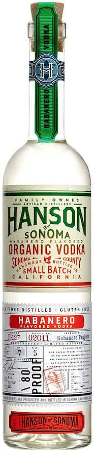Hanson of Sonoma Organic Vodka Habanero