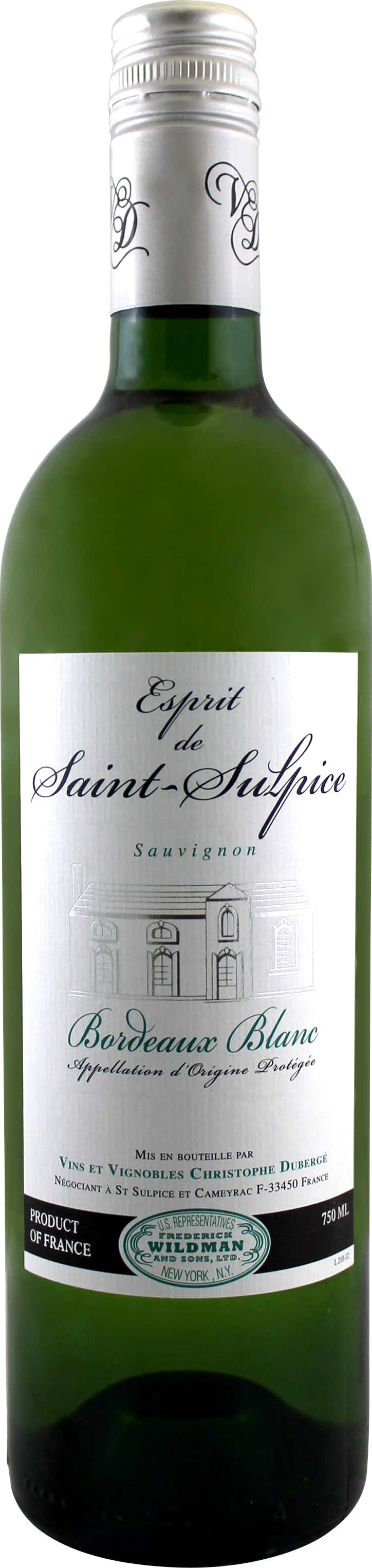 Chateau Saint-Sulpice Esprit de Saint-Sulpice Bordeaux White 2014
