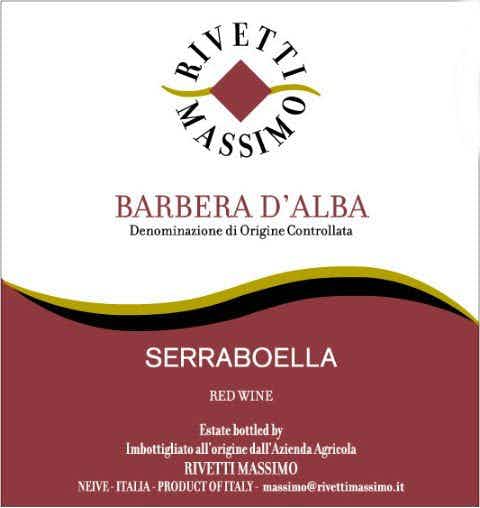 Rivetti Massimo Serraboella Barbera D'alba 2013