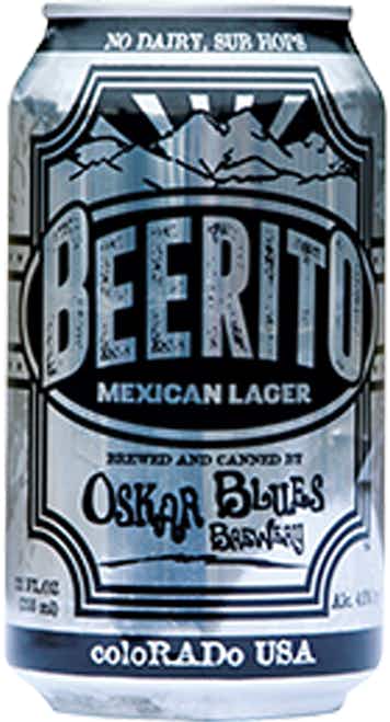 Oskar Blues Beerito Mexican Lager 6 pack 355ml