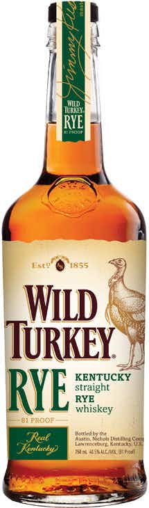 Wild Turkey Kentucky Straight Rye Whiskey 81 Proof
