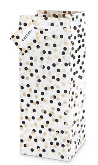 True Fabrications Tuxedo Dots Large Gift Bag
