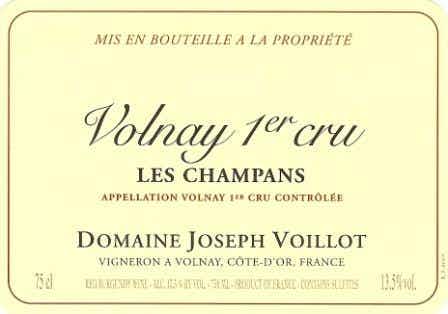 Domaine Joseph Voillot Volnay Les Champans 2011