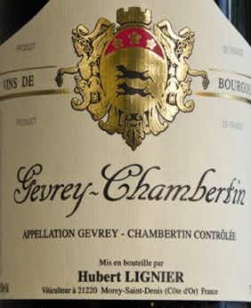 Domaine Hubert Lignier Gevrey Chambertin 2013