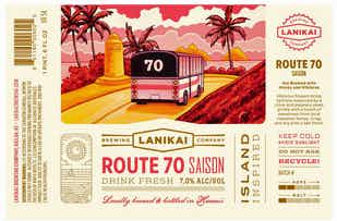 Lanikai Brewing Company Route 70 Saison 22oz Bottle