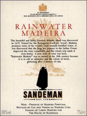 Sandeman Rainwater Madeira