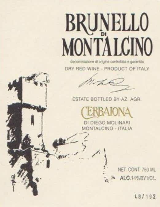 Cerbaiona Brunello di Montalcino 2008