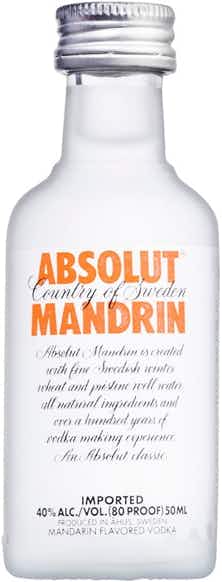 Absolut Mandrin Orange Vodka 50ml