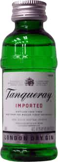 Tanqueray Imported London Dry Gin 50ml Bottle