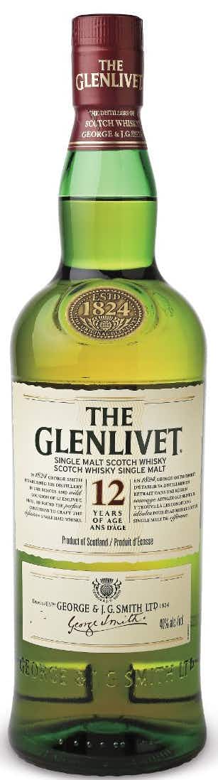 The Glenlivet Single Malt Scotch Whisky 12 year old 1L