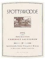 Spottswoode Cabernet Sauvignon 2003
