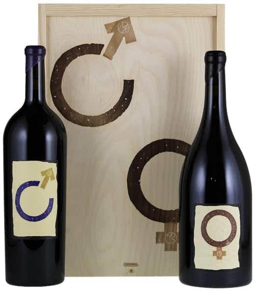 Sine Qua Non Male & Female Syrah & Grenache 2 Bottle Magnum Set 2013 1.5L