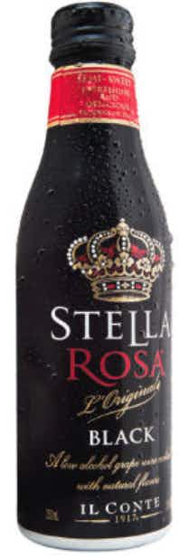 Stella Rosa Stella Black 4 pack 250ml Aluminum Bottle