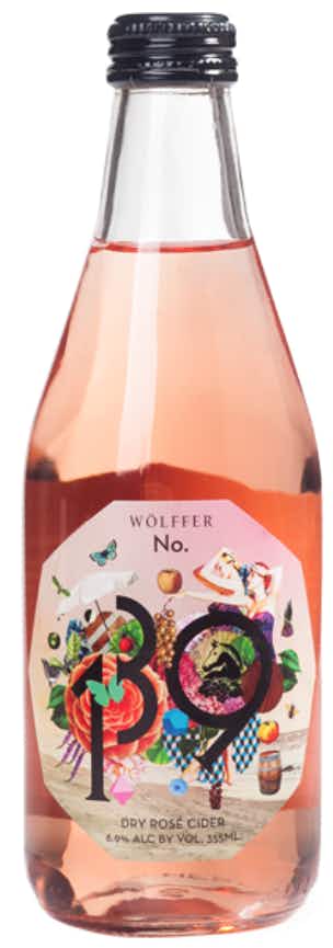 Wolffer No. 139 Dry Rosé Cider 24 pack 12oz Bottle