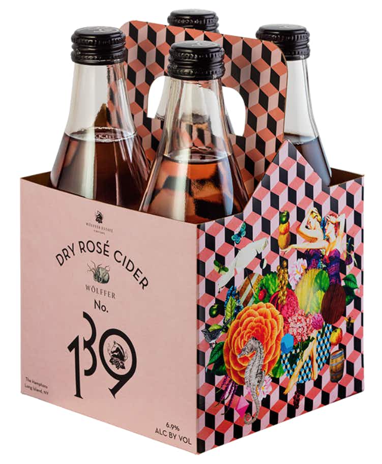 Wolffer No. 139 Dry Rosé Cider 4 pack 375ml Bottle