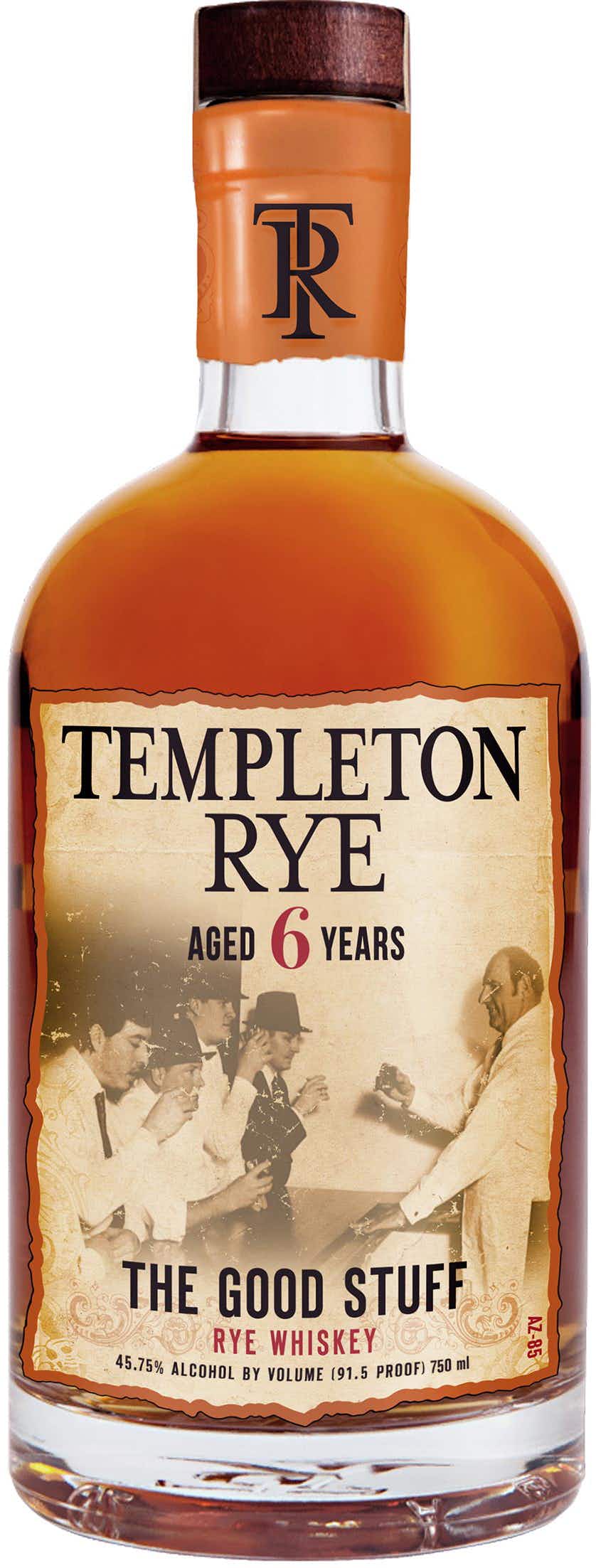 Templeton Rye The Good Stuff Rye Whiskey 6 year old