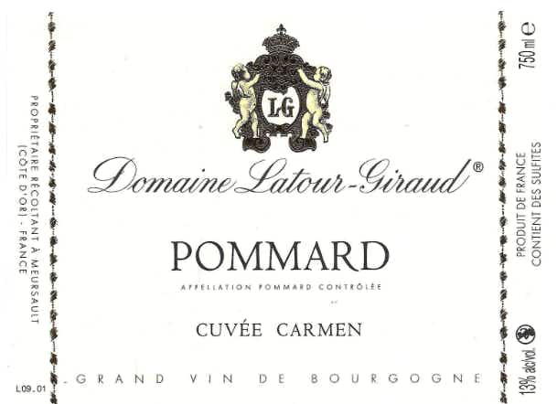 Domaine Latour-Giraud Pommard Cuvée Carmen 2013