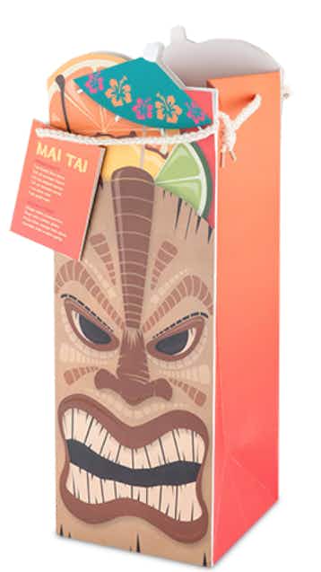 True Fabrications Tiki Liquor Gift Bag 750ml