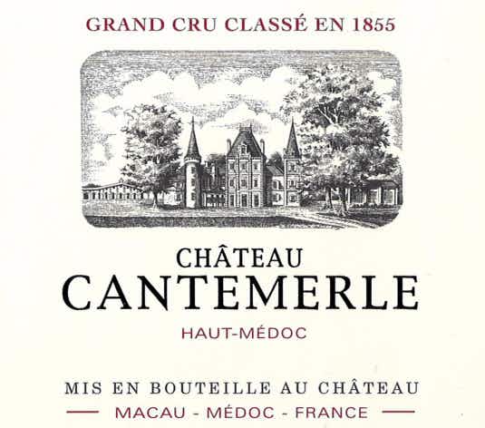 Chateau Cantemerle Haut Medoc 2015