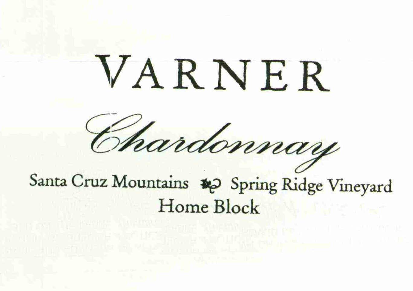 Varner Home Block Chardonnay 2014