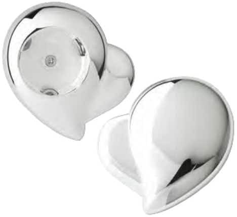Franmara Heart-Shaped Foil Cutter, Silver Plated 750ml