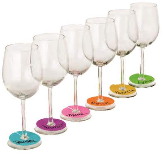 Franmara Neon Party Wine Glass Tags 750ml