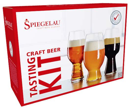Spiegelau Craft Beer Glasses Tasting Kit 3 pack 750ml