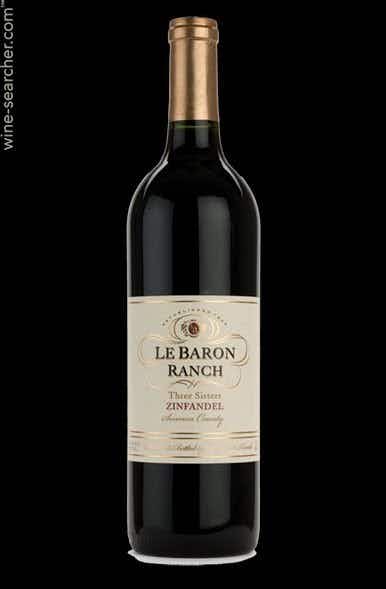 Le Baron Ranch Three Sisters Zinfandel 2008