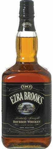 Ezra Brooks Black Label Kentucky Straight Bourbon Whiskey 1.75L