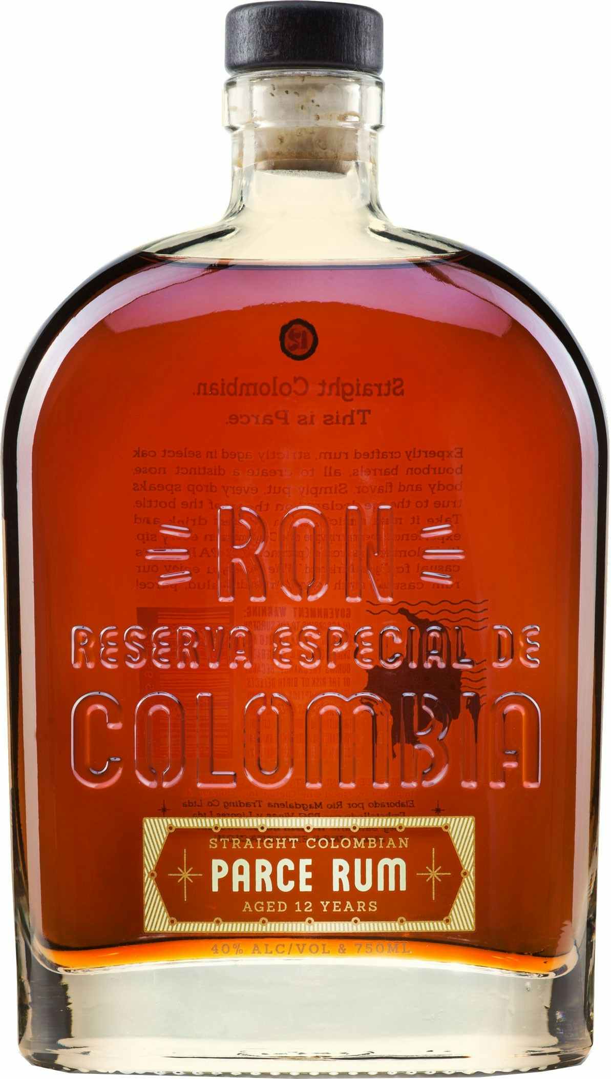 Parce Rum Straight Colombian Rum 12 year old