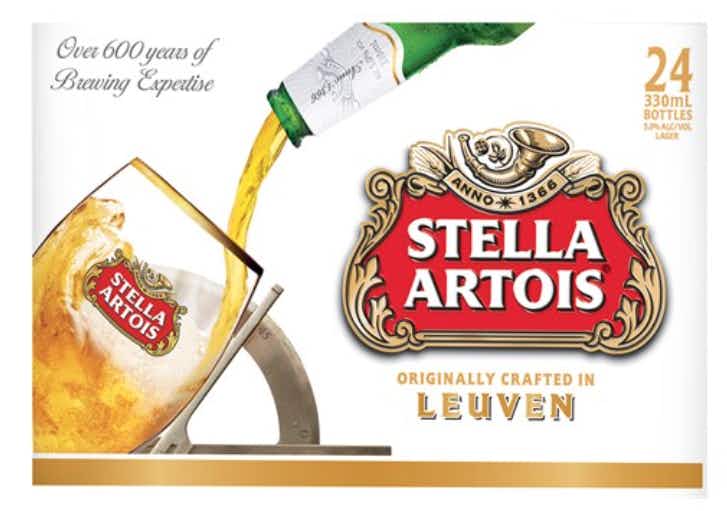 Stella Artois Lager 24 pack 12oz Bottle