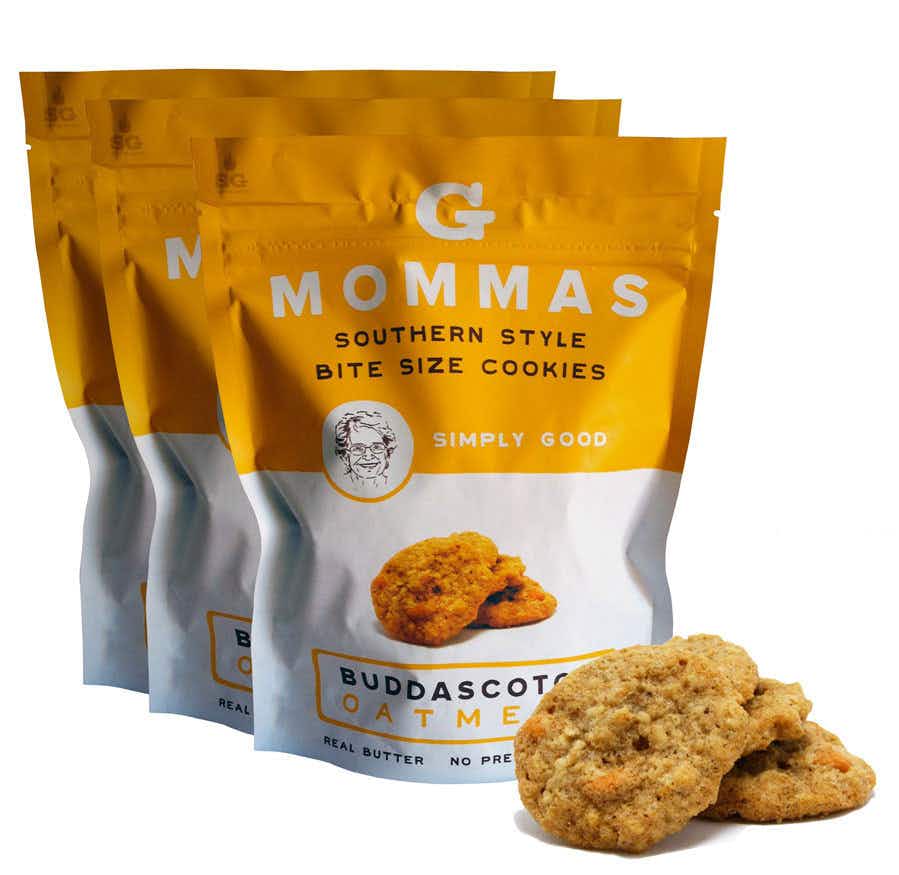 G Mommas Buttascotch Butterscotch Oatmeal Cookies 750ml