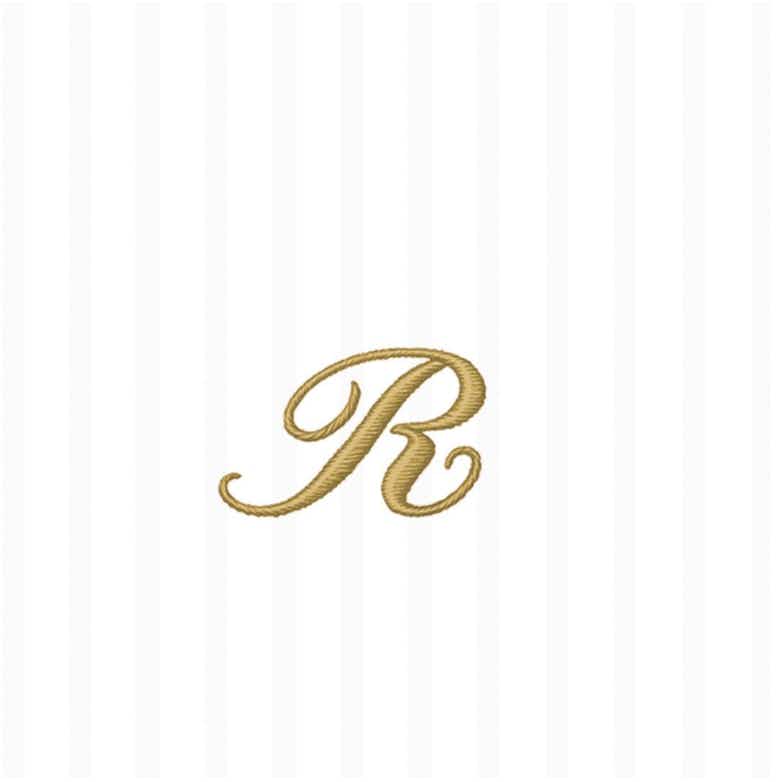 Ideal Home Range Cocktail Napkin Stripes Monogram R 750ml