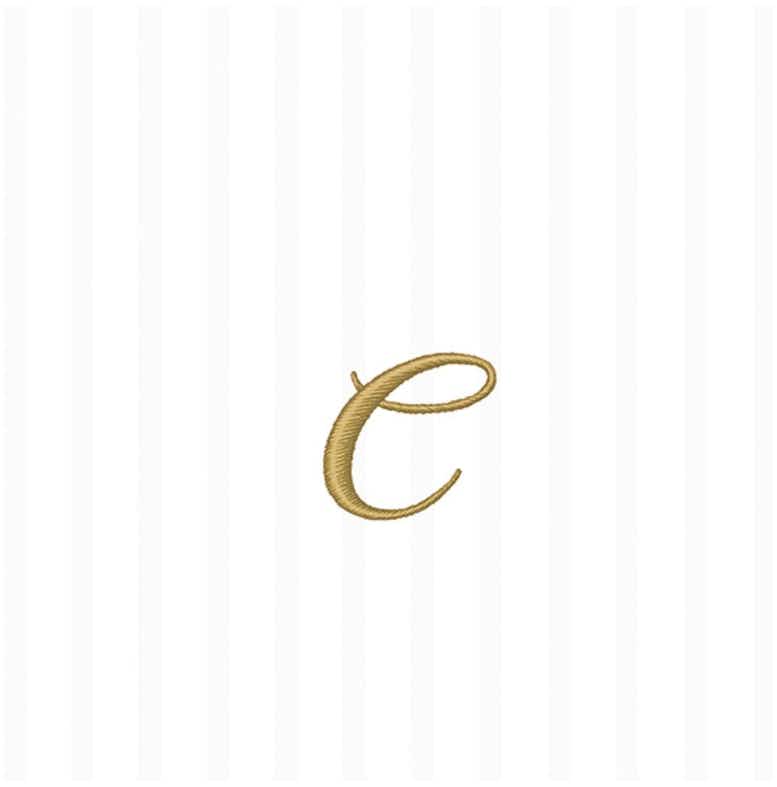 Ideal Home Range Cocktail Napkin Stripes Monogram C 750ml