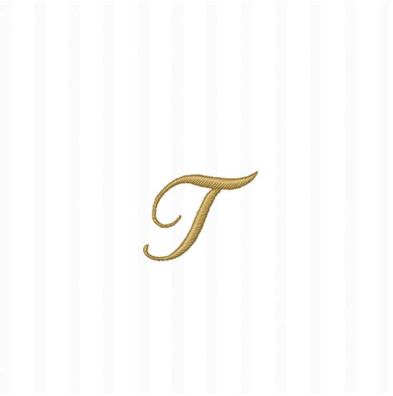 Ideal Home Range Cocktail Napkin Stripes Monogram T 750ml
