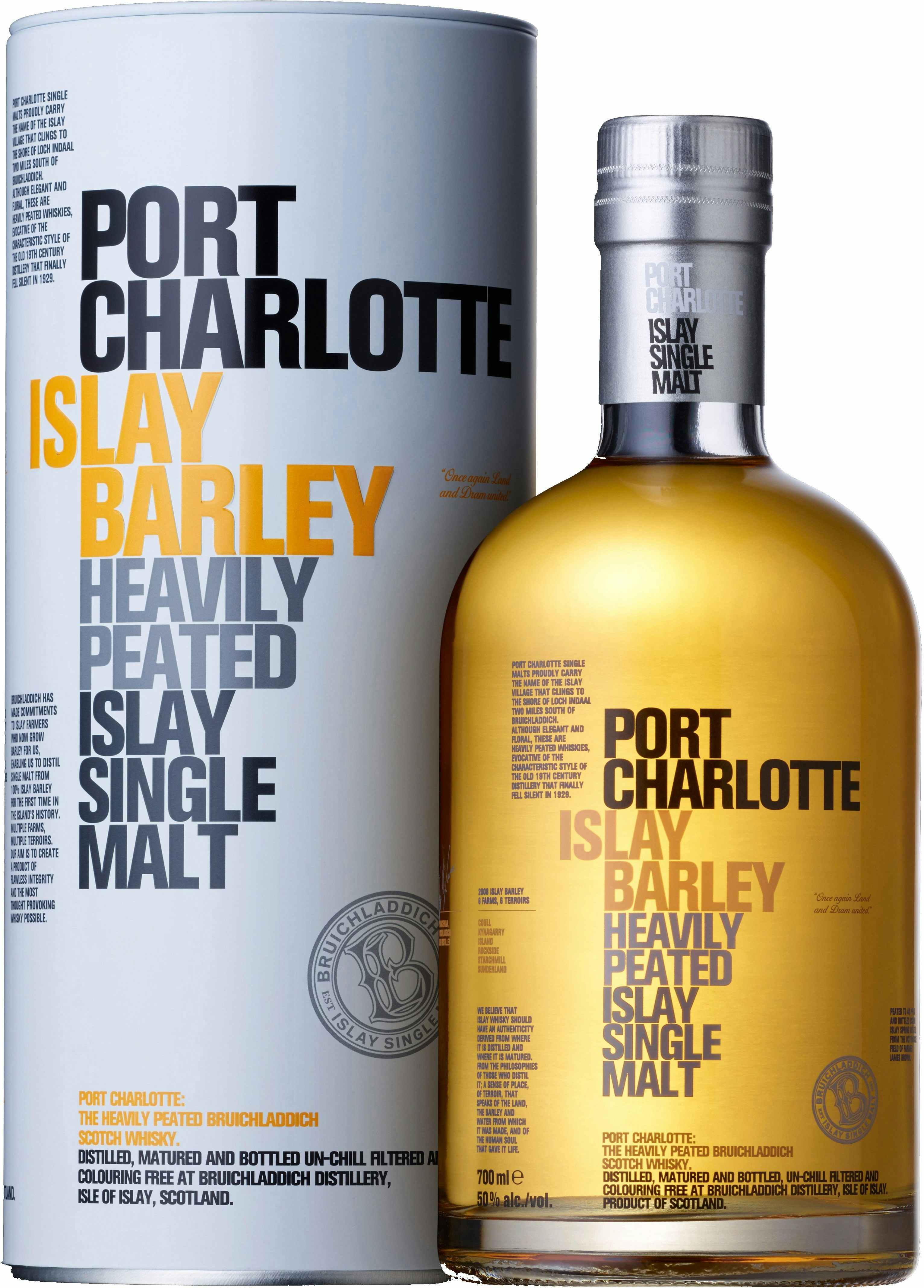 Bruichladdich Port Charlotte Barley Heavily Peated Islay Single Malt