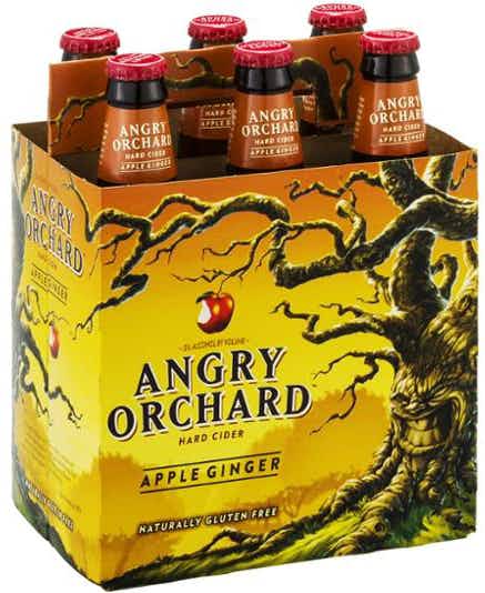 Angry Orchard Apple Ginger Cider 6 pack 12oz Bottle